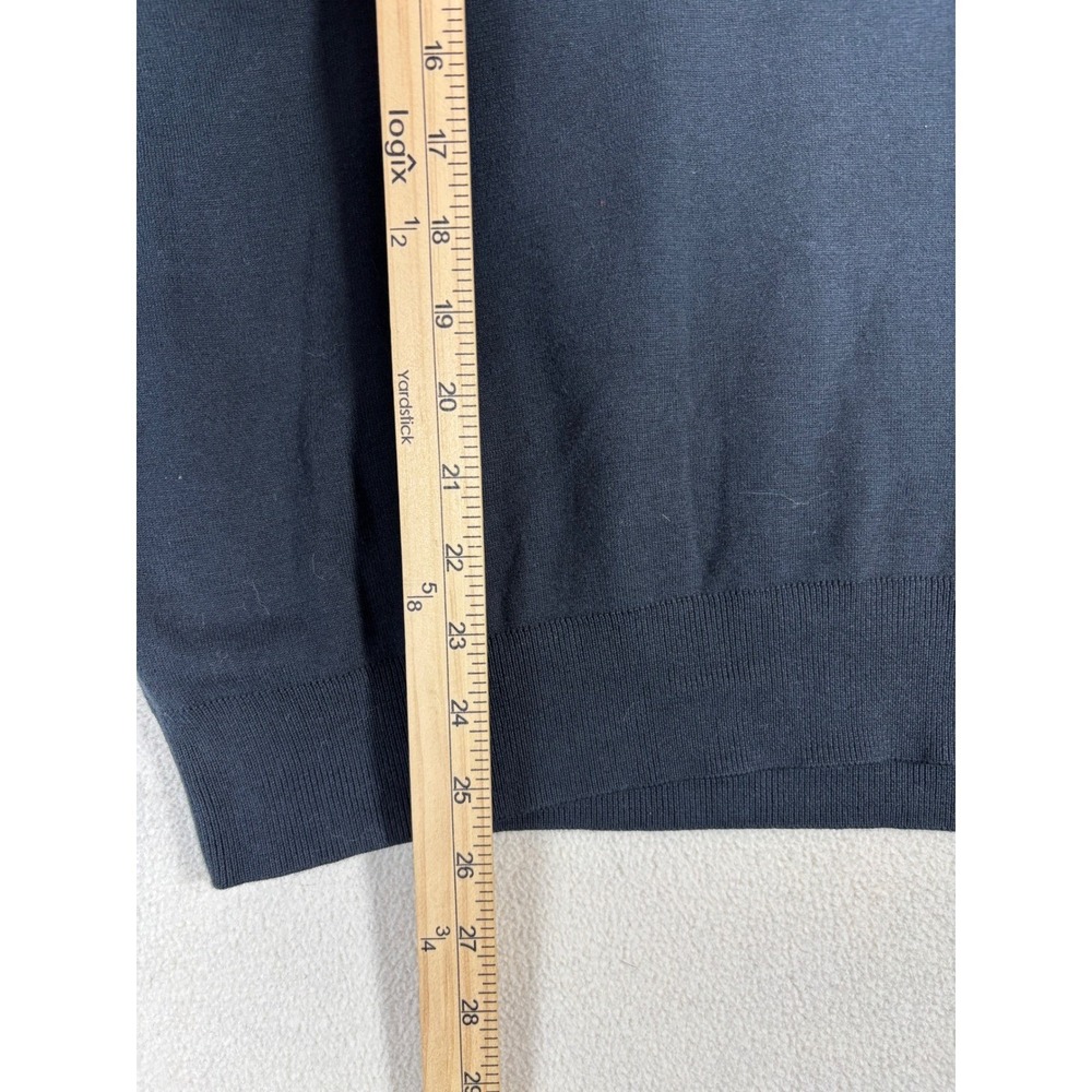 Polo Ralph Lauren Mens Bundle Blue Oxford Shirt & Black Pima Cotton V-Neck M EUC - Picture 9 of 14